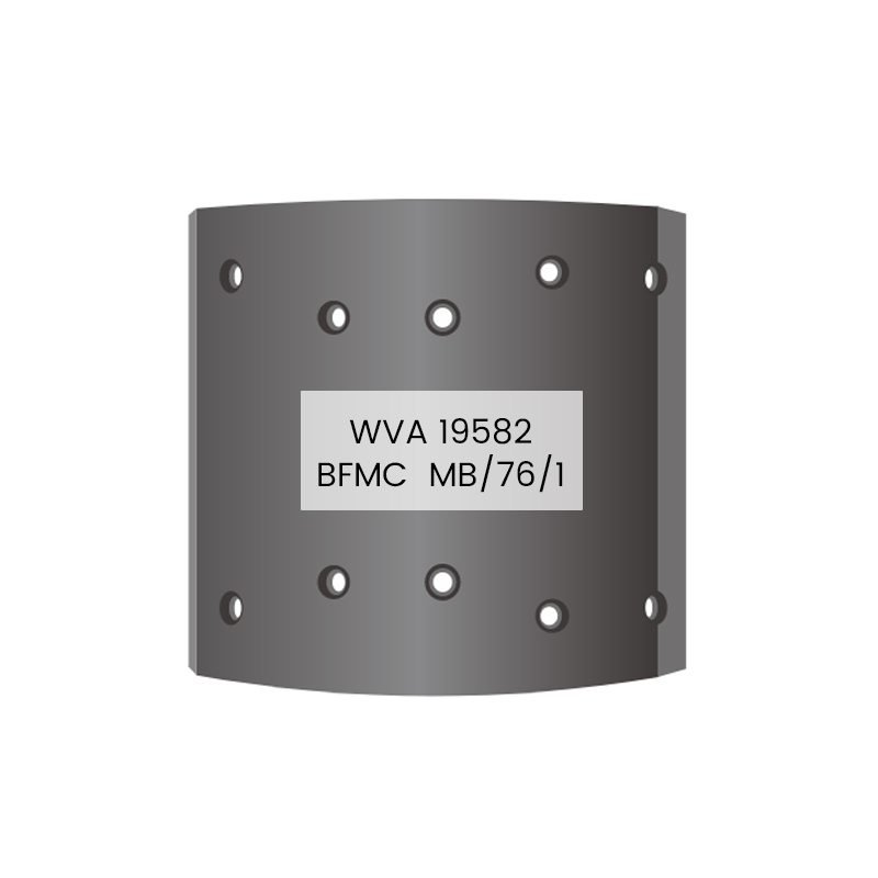Lona de freio europeia 19582 MB/76/1 para MAN, MERCEDES-BENZ