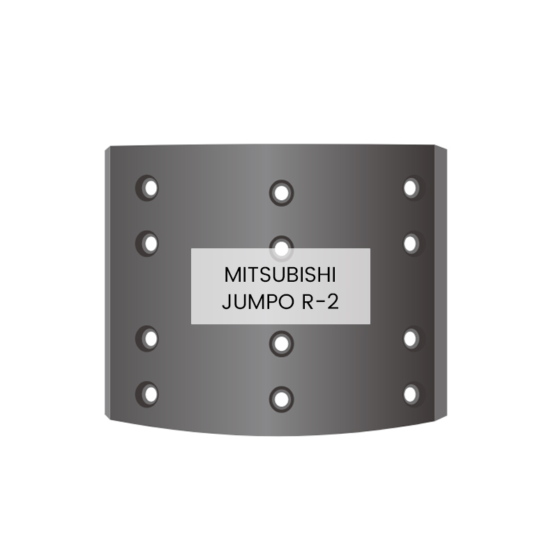 Lona de freio MITSUBISHI JUMBO R2 Pastilha de freio
