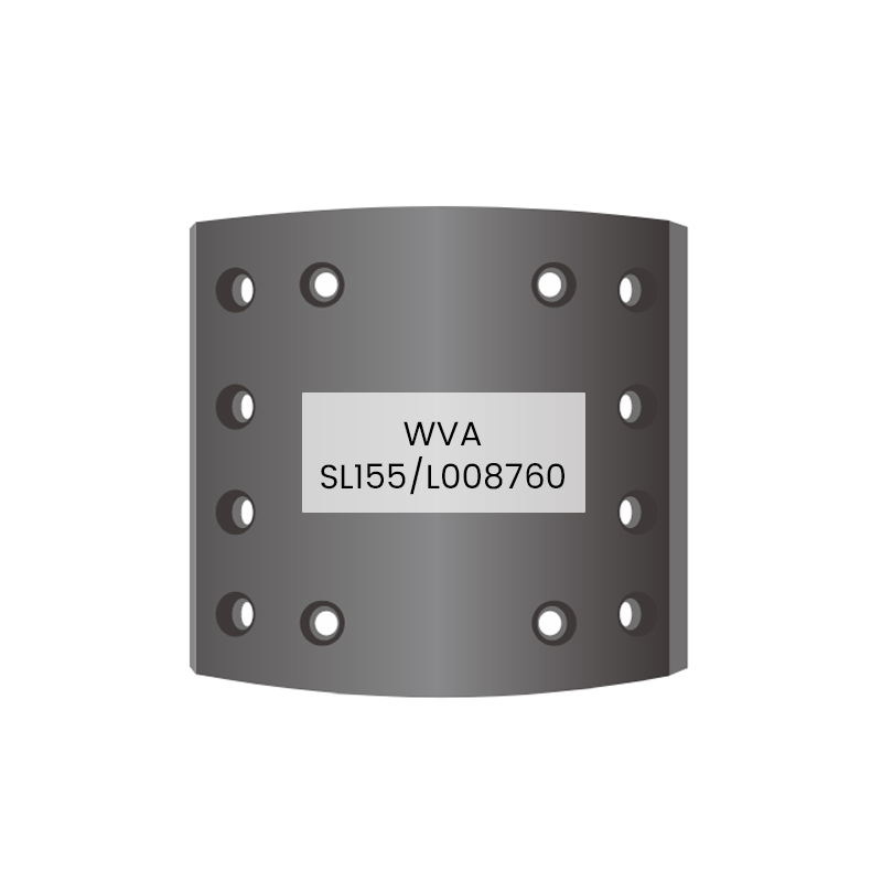 Lona de freio SL155/L008760 Pastilha de freio de 12 furos