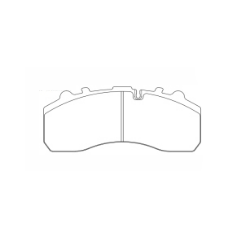 Pastilha de freio de caminhão 29087/29105/29106/29108/29109/29163/29179/29201/29202 para BPW,DAF